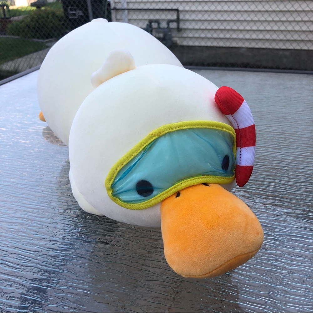 Miniso Life Scuba Diving Duck 16" Plush Stuffed Animal